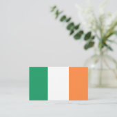 Carte De Visite Drapeau irlandais, Drapeau de la République d'Irla (Debout devant)