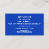 Carte De Visite Drapeau israélien, Drapeau d'Israël (Dos)