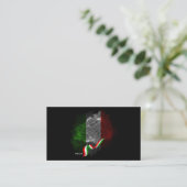 Carte De Visite Drapeau italien (Debout devant)