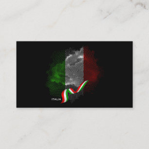 Carte De Visite Drapeau italien