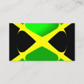 Carte De Visite Drapeau Jamaïcain (Devant)