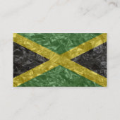 Carte De Visite Drapeau jamaïcain - Crinké (Dos)