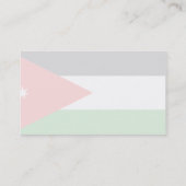 Carte De Visite Drapeau jordanien (Dos)