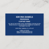 Carte De Visite Drapeau lao, Drapeau du Laos (Dos)