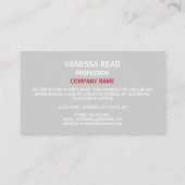 Carte De Visite Drapeau maltais, Drapeau de Malte (Dos)