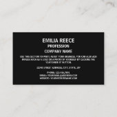 Carte De Visite Drapeau mexicain, Drapeau du Mexique (Dos)