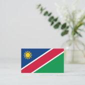 Carte De Visite Drapeau namibien, Drapeau de Namibie (Debout devant)