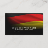 Carte De Visite Drapeau national allemand moderne classique avec c (Devant)