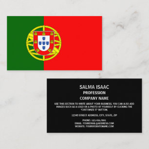 Carte De Visite Drapeau portugais, Drapeau portugais du Portugal