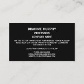 Carte De Visite Drapeau rwandais, Drapeau du Rwanda (Dos)