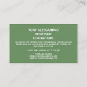 Carte De Visite Drapeau sammarinais & Armoiries, Saint-Marin (Dos)