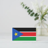 Carte De Visite Drapeau sud-soudanais, Drapeau du Soudan du Sud (Debout devant)
