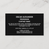 Carte De Visite Drapeau suédois et armoiries, Drapeau suédois (Dos)