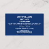 Carte De Visite Drapeau texan, Drapeau du Texas (Dos)