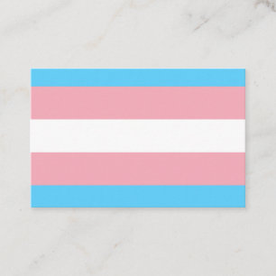 Carte De Visite Drapeau transgenre