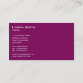 Carte De Visite Draperie 05 (Dos)