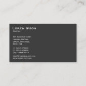 Carte De Visite Draperie 06 (Dos)