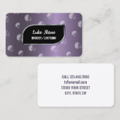 Carte De Visite Dreadlocks Style Loctician (Devant / Derrière)