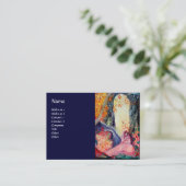 Carte De Visite DREAM D'OR / Soins Spas de jour oriental, Bleu (Debout devant)