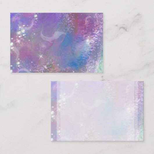 Carte De Visite Dreaming figé (Devant / Derrière)