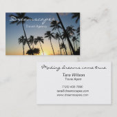 Carte De Visite dreamscapes (Devant / Derrière)