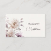 Carte De Visite Dreamy White Rolse (Devant)
