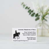 Carte De Visite Dressage de cow-girl (Debout devant)