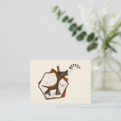 Carte De Visite Dresseur de chien (Debout devant)