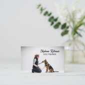 Carte De Visite Dresseur de chiens (Debout devant)