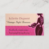 Carte De Visite Dresseur, tailleur (Dos)