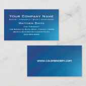 Carte de visite droit de ciel (Devant / Derrière)