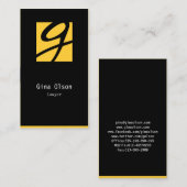 Carte De Visite Droit juridique du procureur (Devant / Derrière)