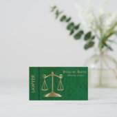 Carte De Visite Droit | Scales de justice | Personnalisable | Avoc (Debout devant)