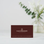 Carte De Visite droit simple (Debout devant)