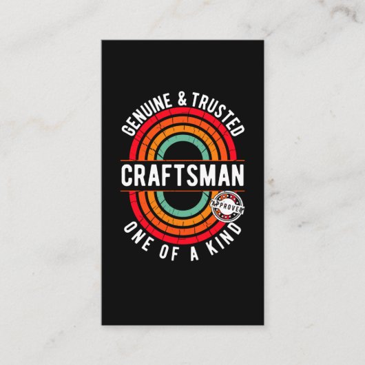 Carte De Visite Drôle Artiste Papa Drôle Handyman (Devant)