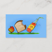 Carte De Visite Drôle de dessin animé de fourmis (Dos)