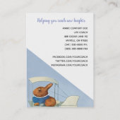 Carte de visite drôle d'entraîneur de la vie de (Dos)