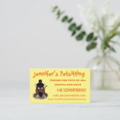 Carte De Visite Drôle dessin animé de bison de buffle (Debout devant)