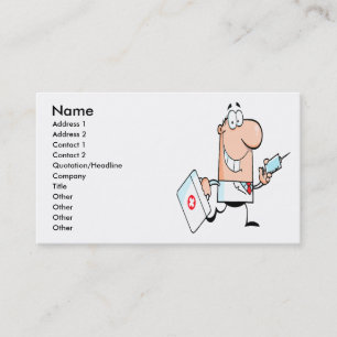 Carte De Visite drôle docteur doc sur le dessin animé