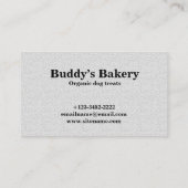 Carte De Visite Drôle du chien (Dos)