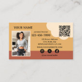 Carte De Visite Drôle Fitness Health Personal Trainer (Dos)