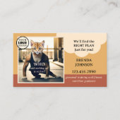 Carte De Visite Drôle Fitness Health Personal Trainer (Devant)