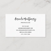 Carte De Visite Drôle Halloween Squelette portant Top Hat (Dos)