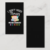 Carte De Visite Drôle Joueur de Bingo Plaisanter (Devant / Derrière)