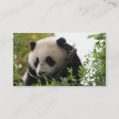 Carte de visite drôle mignon de panda (Dos)