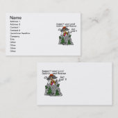 Carte De Visite Drôle obtenez perdu (Devant / Derrière)