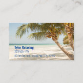 Carte De Visite Drôle Retraité, Plage & Palms, Sac de profession (Dos)