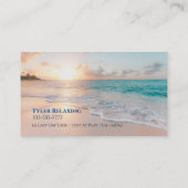 Carte De Visite Drôle Retraité, Plage Sunset, Sac Profession (Dos)