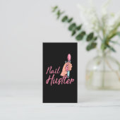 Carte De Visite Drôle Technicien De Clou Employé Coworker De Manuc (Debout devant)