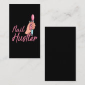 Carte De Visite Drôle Technicien De Clou Employé Coworker De Manuc (Devant / Derrière)